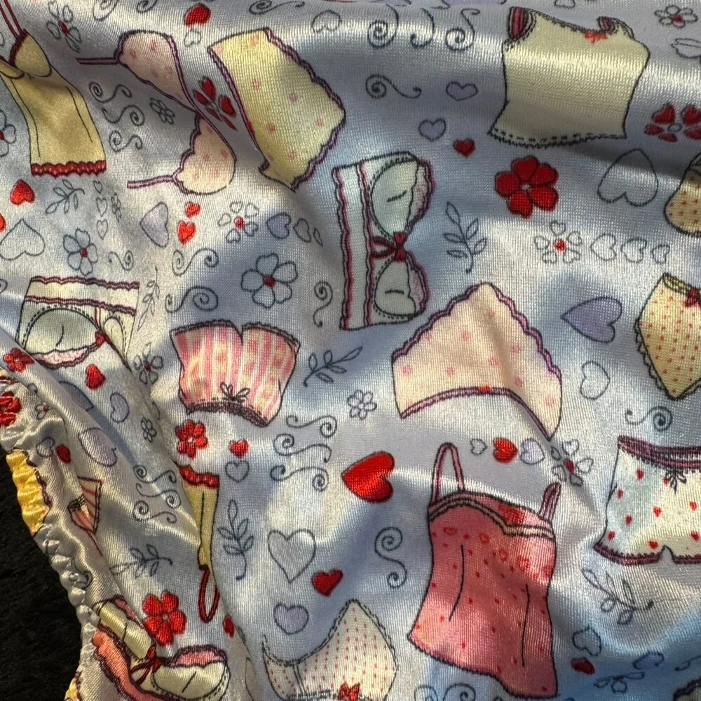 VINTAGE NWT NOS WARNERS Y2K 90s SECOND SKIN LINGERIE BIKINI SATIN NYLON PANTIES - Picture 4 of 4